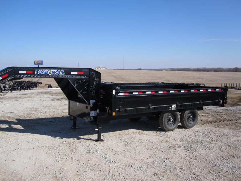 Load Trail 96" x 16' Gooseneck Deckover Dump Trailer Load Trail 96" x 16' Gooseneck Deckover Dump Trailer