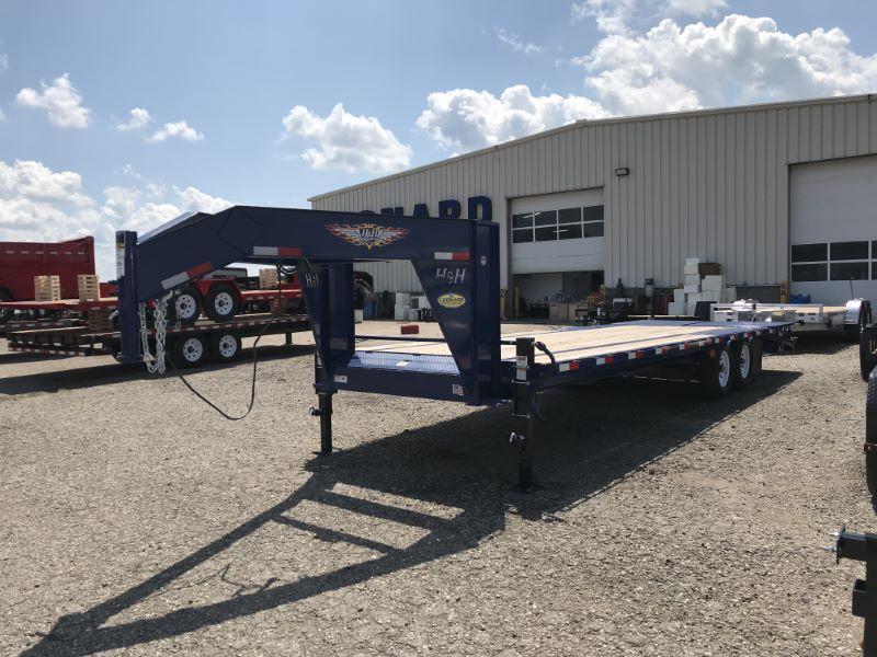 2019 8X25 H&H GOOSENECK EQUIPMENT TRAILER 2019 8X25 H&H GOOSENECK EQUIPMENT TRAILER