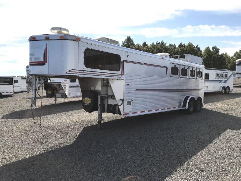 1998 3 HORSE MONTEREY GOOSENECK LIVING QUARTERS HORSE TRAILER 1998 3 HORSE MONTEREY GOOSENECK LIVING QUARTERS HORSE TRAILER