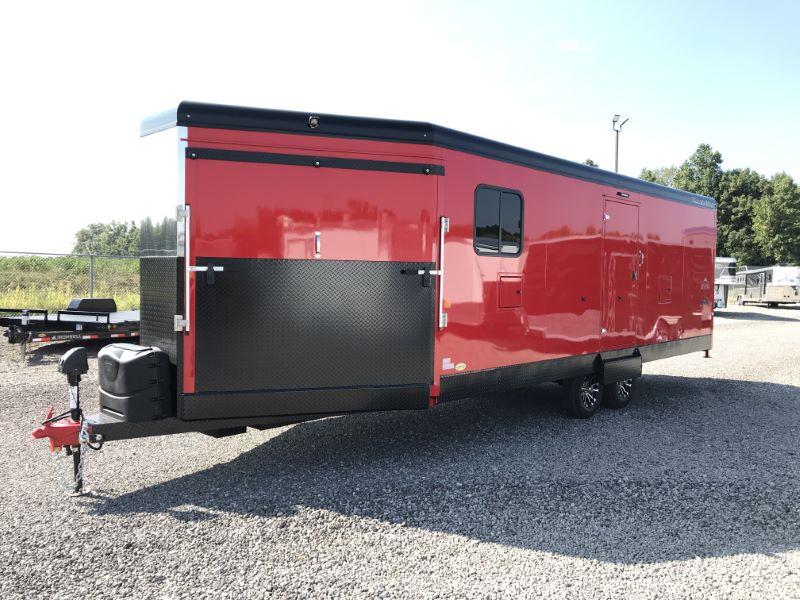 2020 8.5X28 TRAILS WEST BUMPER PULL ENCLOSED ATV/SNOWMOBILE TRAILER 2020 8.5X28 TRAILS WEST BUMPER PULL ENCLOSED ATV/SNOWMOBILE TRAILER