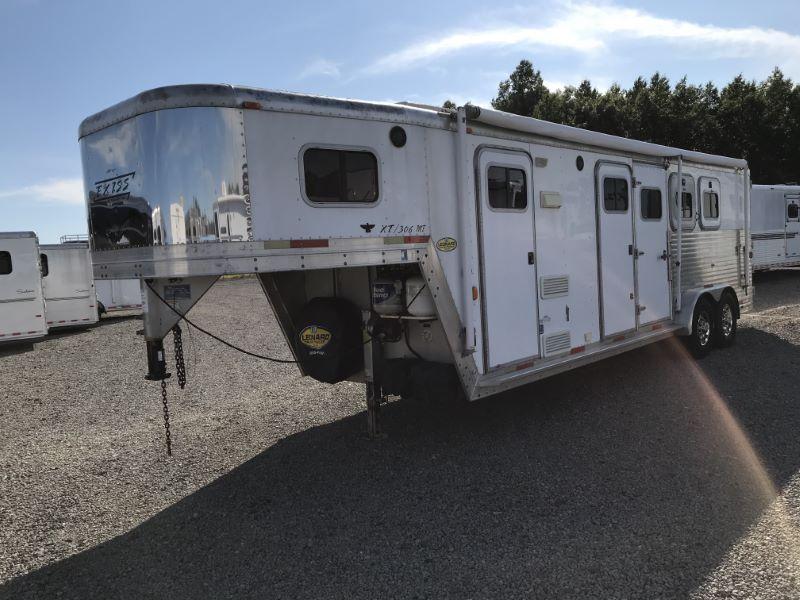 2001 3 HORSE EXISS GOOSENECK LIVING QUARTERS HORSE TRAILER 2001 3 HORSE EXISS GOOSENECK LIVING QUARTERS HORSE TRAILER