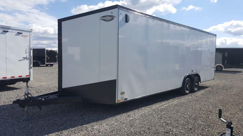 2019 8.5X24 IMPACT BUMPER PULL ENCLOSED CAR TRAILER 2019 8.5X24 IMPACT BUMPER PULL ENCLOSED CAR TRAILER