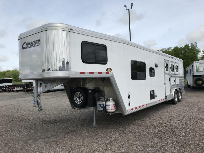 2019 3 HORSE CIMARRON GOOSENECK W/LIVING QUARTERS HORSE TRAILER 2019 3 HORSE CIMARRON GOOSENECK W/LIVING QUARTERS HORSE TRAILER