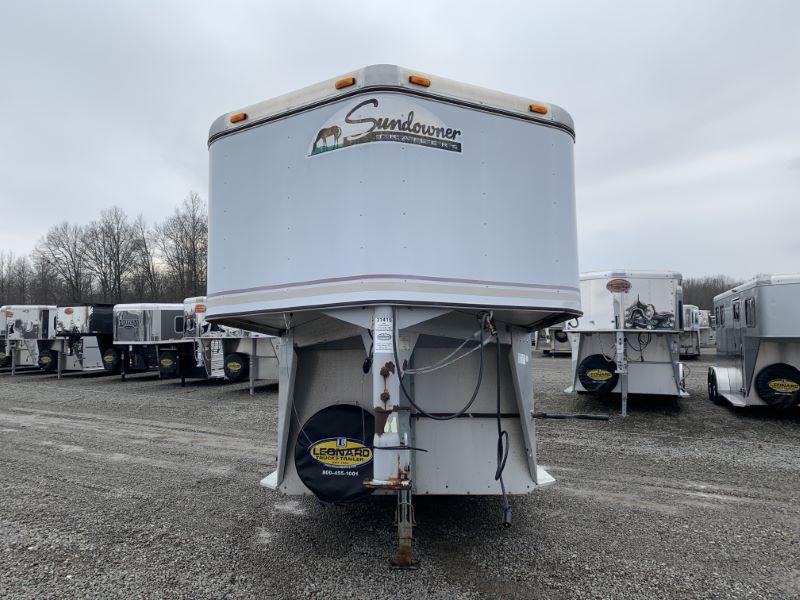 1998 2 HORSE SUNDOWNER GOOSENECK W/DRESS HORSE TRAILER 1998 2 HORSE SUNDOWNER GOOSENECK W/DRESS HORSE TRAILER