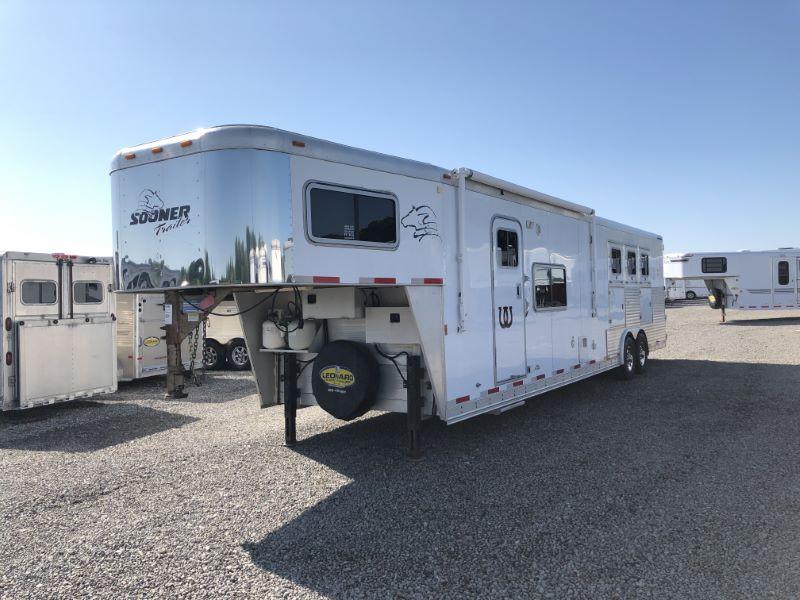 2006 3 HORSE SOONER GOOSENECK LIVING QUARTERS HORSE TRAILER 2006 3 HORSE SOONER GOOSENECK LIVING QUARTERS HORSE TRAILER