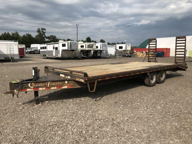 2012 8.5X24 QUALITY TAG HITCH EQUIPMENT TRAILER 2012 8.5X24 QUALITY TAG HITCH EQUIPMENT TRAILER