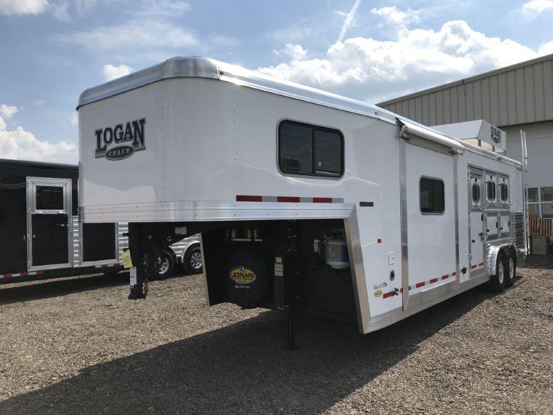 31075 3 HORSE LOGAN GOOSENECK LIVING QUARTERS HORSE TRAILER 31075 3 HORSE LOGAN GOOSENECK LIVING QUARTERS HORSE TRAILER