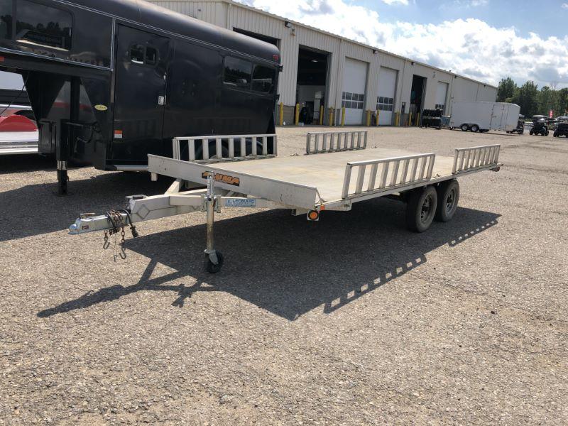 2013 7.5X16 ALUMA BUMPER PULL OPEN ATV/SNOWMOBILE TRAILER 2013 7.5X16 ALUMA BUMPER PULL OPEN ATV/SNOWMOBILE TRAILER