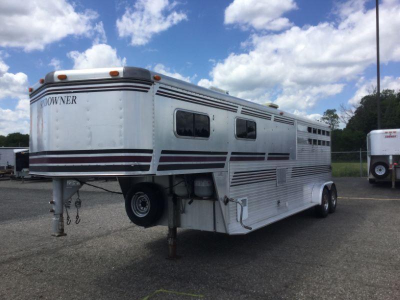 1991 SUNDOWNER GOOSNECK LIVING QUARTERS STOCK TRAILER 1991 SUNDOWNER GOOSNECK LIVING QUARTERS STOCK TRAILER