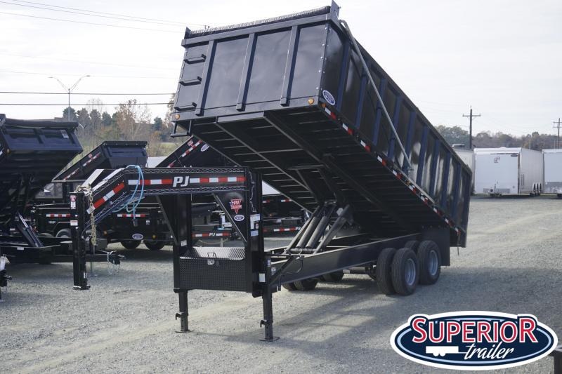 2020 Pre Owned PJ 8x20 DD Gooseneck Dump w/ 4' Sides and 12K Axles 2020 Pre Owned PJ 8x20 DD Gooseneck Dump w/ 4' Sides and 12K Axles