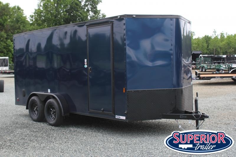 2021 Continental Cargo 7X16 Blk Out w/ Ramp Door 2021 Continental Cargo 7X16 Blk Out w/ Ramp Door