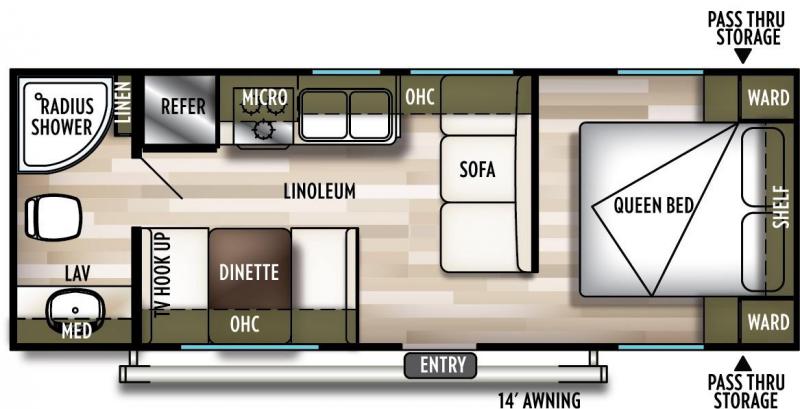2019 Forest River Inc. Wildwood X-lite 241QBXL Travel Trailer RV 2019 Forest River Inc. Wildwood X-lite 241QBXL Travel Trailer RV