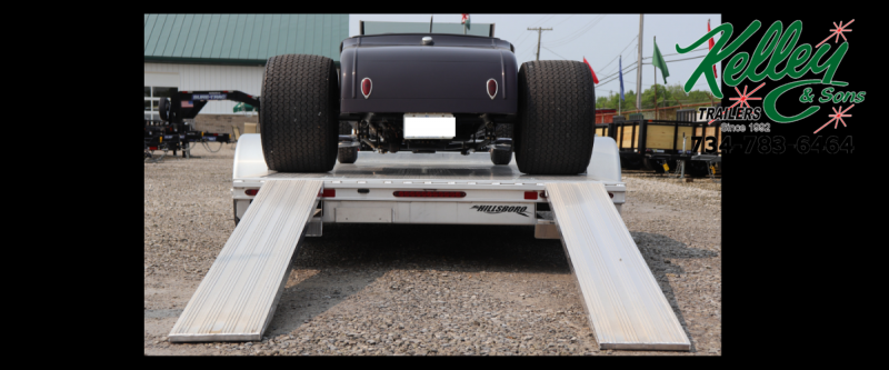 2019 Hillsboro Industries 82"x20 Aluminum Car Hauler Car / Racing Trailer 2019 Hillsboro Industries 82"x20 Aluminum Car Hauler Car / Racing Trailer