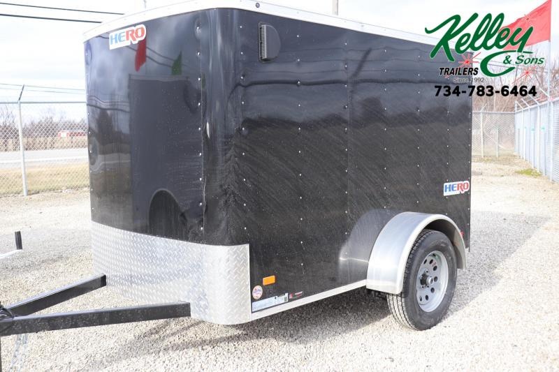 2020 Bravo Trailers 5x8 Hero w/ Single Rear Door Enclosed Cargo Trailer 2020 Bravo Trailers 5x8 Hero w/ Single Rear Door Enclosed Cargo Trailer