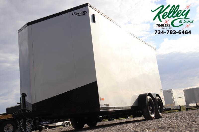 2020 Bravo Trailers 7x16 7K Scout w/ Midnight Edition Pkg Enclosed Cargo Trailer 2020 Bravo Trailers 7x16 7K Scout w/ Midnight Edition Pkg Enclosed Cargo Trailer
