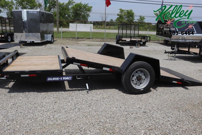 2019 Sure-Trac 78"x12+4 10K Tilt Bed Equipment Trailer 2019 Sure-Trac 78"x12+4 10K Tilt Bed Equipment Trailer