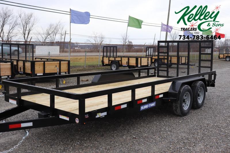 2020 Sure-Trac 7x20 10K Tube Top Utility Trailer 2020 Sure-Trac 7x20 10K Tube Top Utility Trailer