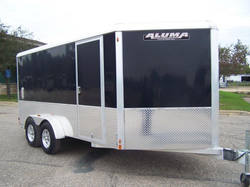 2019 Aluma AE714TAM +12" Sport Enclosed Cargo Trailer - CHARCOAL GRAY 2019 Aluma AE714TAM +12" Sport Enclosed Cargo Trailer - CHARCOAL GRAY