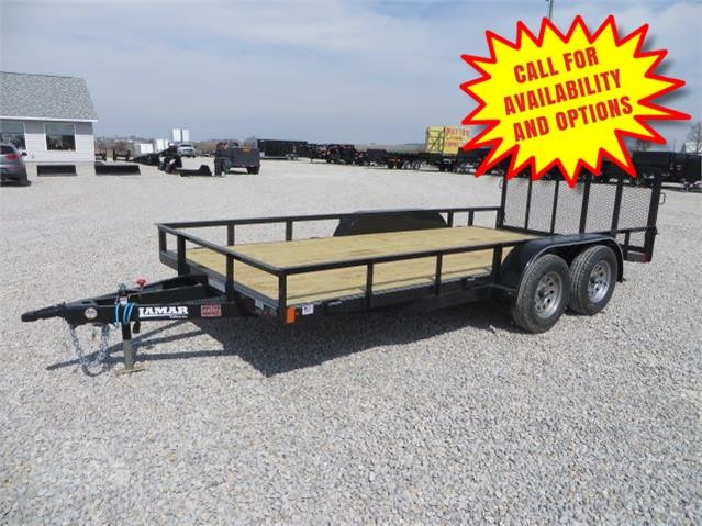 New Lamar Trailers 83"x20' Heavy Duty W / Gate 7000# New Lamar Trailers 83"x20' Heavy Duty W / Gate 7000#