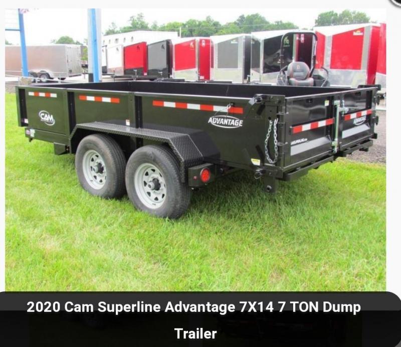 2020 Cam Superline Advantage 7X14 7 TON Dump Trailer 2020 Cam Superline Advantage 7X14 7 TON Dump Trailer