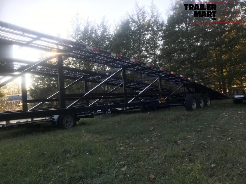 2018 Kaufman Trailers 3 CAR WEDGE Flatbed Trailer 2018 Kaufman Trailers 3 CAR WEDGE Flatbed Trailer