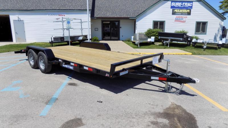 2020 Sure-Trac 7 X 20 Wood Deck Car Hauler 10k 2020 Sure-Trac 7 X 20 Wood Deck Car Hauler 10k