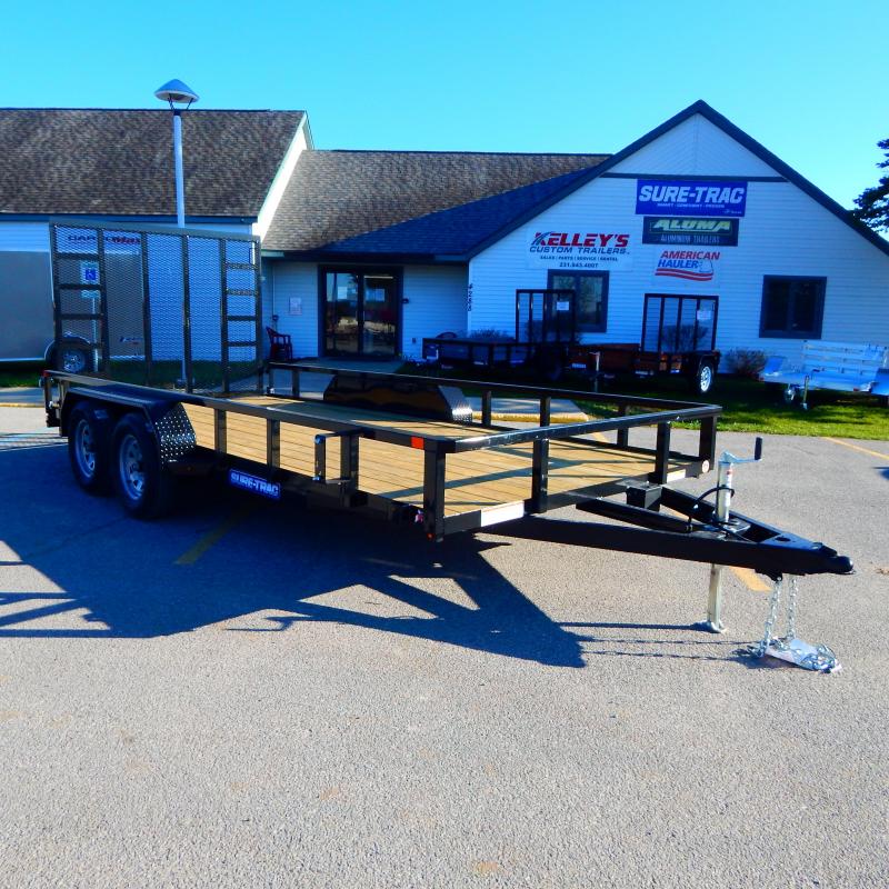 2020 Sure-Trac 7 X 18 Tube Top Utility 7K Tandem 2020 Sure-Trac 7 X 18 Tube Top Utility 7K Tandem