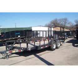 Rental 30 - C & S 83" x 18' Equipment Trailer Rental 30 - C & S 83" x 18' Equipment Trailer