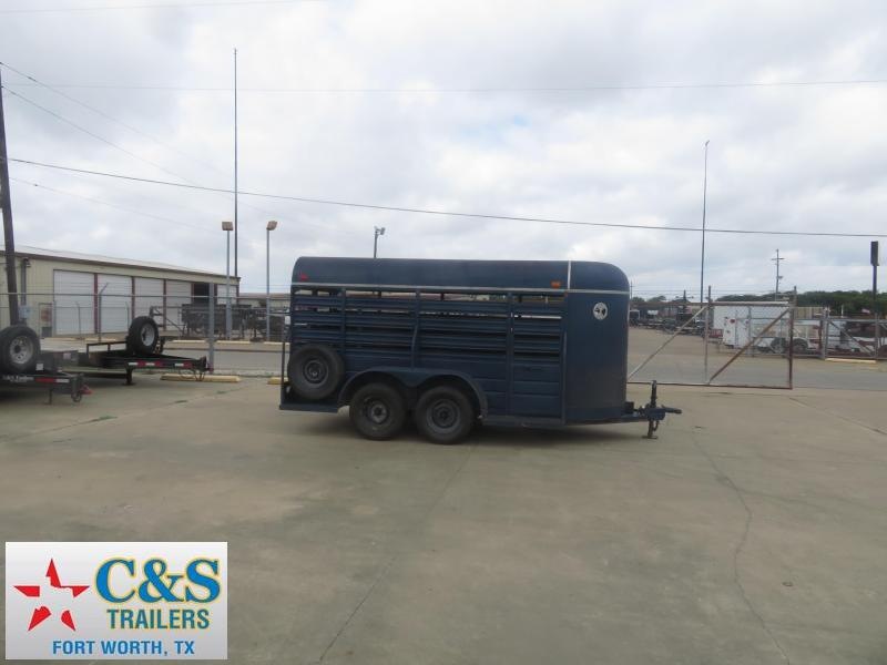 Rental 66 - 2016 W-W Trailers 14 Stock Livestock Trailer Rental 66 - 2016 W-W Trailers 14 Stock Livestock Trailer