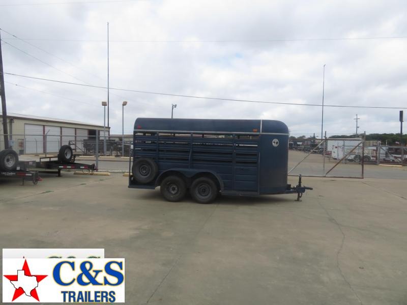 Rental 66 - 2016 W-W Trailers 14 Stock Livestock Trailer Rental 66 - 2016 W-W Trailers 14 Stock Livestock Trailer