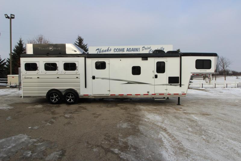 2019 Trails West Manufacturing 3HR Sierra 13' LQ with Slide Out Horse Trailer 2019 Trails West Manufacturing 3HR Sierra 13' LQ with Slide Out Horse Trailer