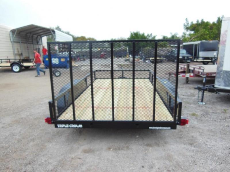 6 X 12 Dual Axle Open Utility Trailer Advantage Trailer Company New
