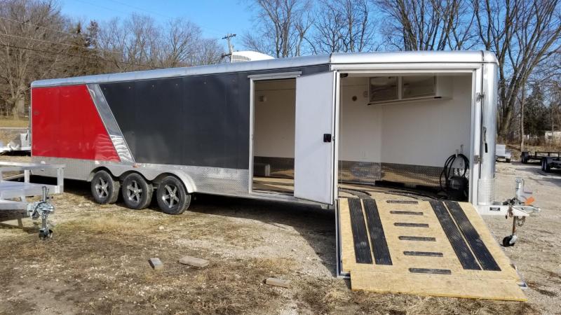 2014 R&R Trailers 7.5x24 Power Sport Deluxe Drive Thru Snowmobile Trailer 7k 2014 R&R Trailers 7.5x24 Power Sport Deluxe Drive Thru Snowmobile Trailer 7k