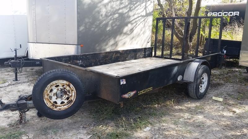 FOR RENT ONLY #10 H and H 7x12 Utility Trailer w/Gate FOR RENT ONLY #10 H and H 7x12 Utility Trailer w/Gate
