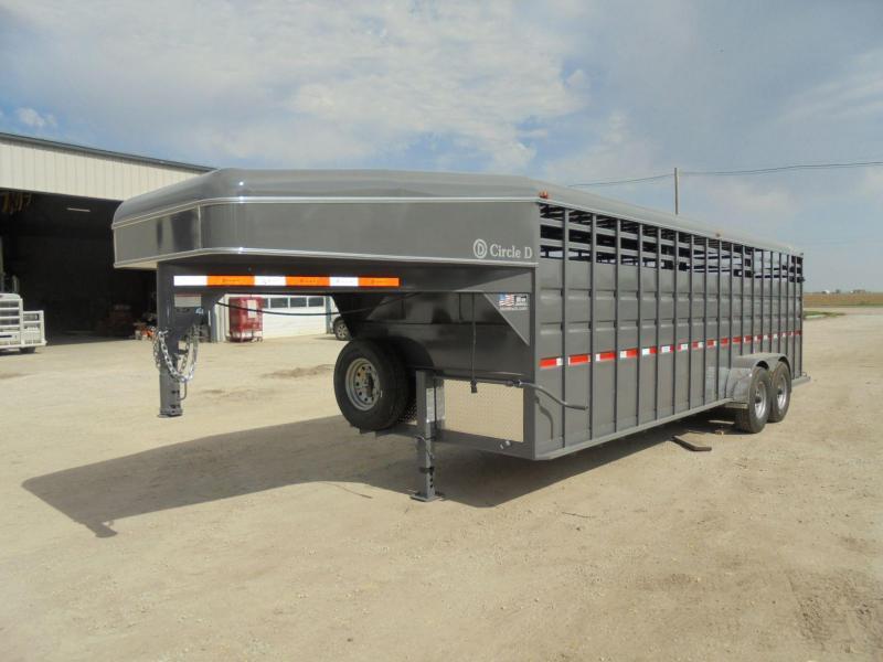 2020 Circle D 6-8X24 GN Livestock Trailer 2020 Circle D 6-8X24 GN Livestock Trailer