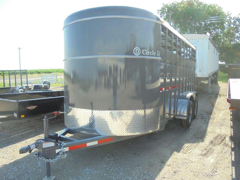 2019 Circle D 6'8"X16 BH Livestock Trailer 2019 Circle D 6'8"X16 BH Livestock Trailer