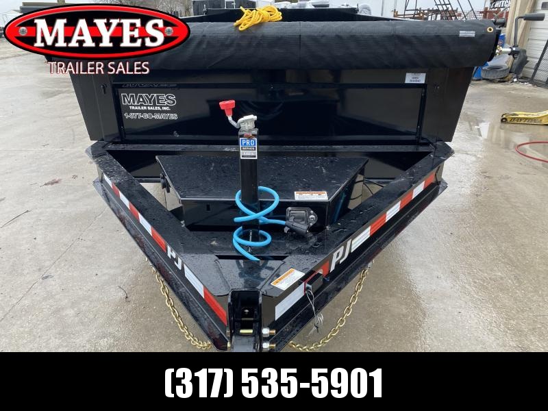 2020 83x14 TA Low Pro PJ Trailers DL142 Dump Trailer - Split/Spread Gate - Tarp Kit - Spare Tire MOUNT ONLY (GVW: 14000) 2020 83x14 TA Low Pro PJ Trailers DL142 Dump Trailer - Split/Spread Gate - Tarp Kit - Spare Tire MOUNT ONLY (GVW: 14000)