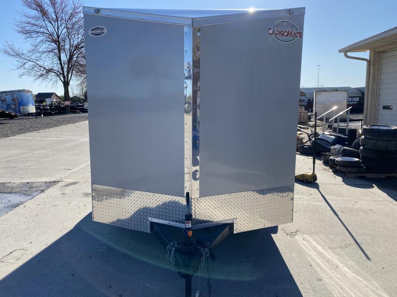 2021 7x12 SA Cargo Mate EHW712SA Enclosed Cargo Trailer - Two-Tone - .030 Metal Upgrade - 6 Inch Additional Height - Ramp Door - Slant V-Nose (GVW: 3500) 2021 7x12 SA Cargo Mate EHW712SA Enclosed Cargo Trailer - Two-Tone - .030 Metal Upgrade - 6 Inch Additional Height - Ramp Door - Slant V-Nose (GVW: 3500)