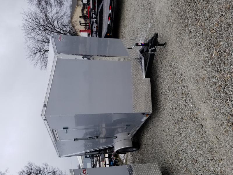 2021 7x12 SA Cargo Mate EHW712SA Enclosed Cargo Trailer - Two-Tone - .030 Metal Upgrade - 6 Inch Additional Height - Ramp Door - Slant V-Nose (GVW: 3500) 2021 7x12 SA Cargo Mate EHW712SA Enclosed Cargo Trailer - Two-Tone - .030 Metal Upgrade - 6 Inch Additional Height - Ramp Door - Slant V-Nose (GVW: 3500)
