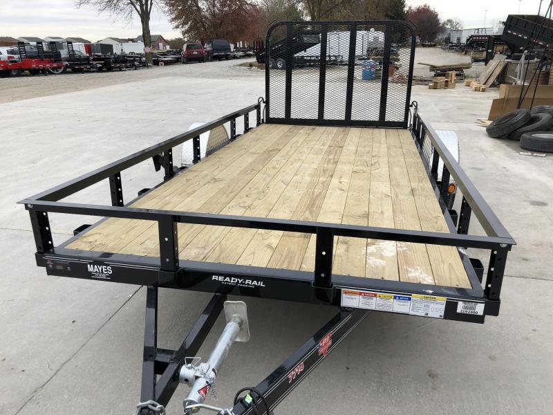 2020 77x14 SA PJ Trailers U7141 Utility Trailer - Straight Deck - Fold In Gate - Spare Tire MOUNT ONLY (GVW: 2995) 2020 77x14 SA PJ Trailers U7141 Utility Trailer - Straight Deck - Fold In Gate - Spare Tire MOUNT ONLY (GVW: 2995)