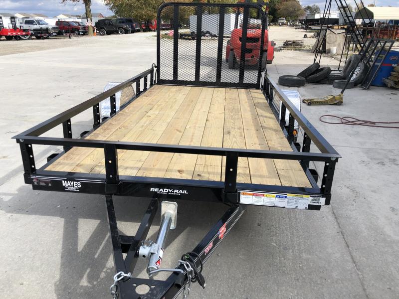 2020 72x12 SA PJ Trailers U2121 Utility Trailer - Straight Deck - Fold In Gate (GVW: 2995) 2020 72x12 SA PJ Trailers U2121 Utility Trailer - Straight Deck - Fold In Gate (GVW: 2995)