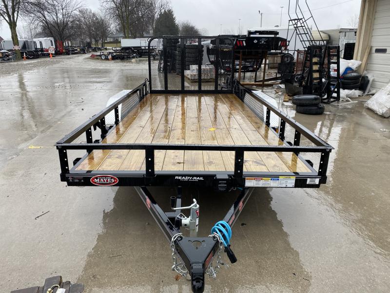 2020 83x16 TA PJ Trailers UL162 Utility Trailer - Straight Deck - Fold In Gate - Spare Tire MOUNT ONLY (GVW: 7000) 2020 83x16 TA PJ Trailers UL162 Utility Trailer - Straight Deck - Fold In Gate - Spare Tire MOUNT ONLY (GVW: 7000)