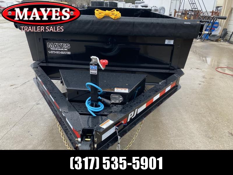2020 83x14 TA Low Pro PJ Trailers DL142 Dump Trailer - Split/Spread Gate - Tarp Kit - Spare Tire MOUNT ONLY (GVW: 14000) 2020 83x14 TA Low Pro PJ Trailers DL142 Dump Trailer - Split/Spread Gate - Tarp Kit - Spare Tire MOUNT ONLY (GVW: 14000)