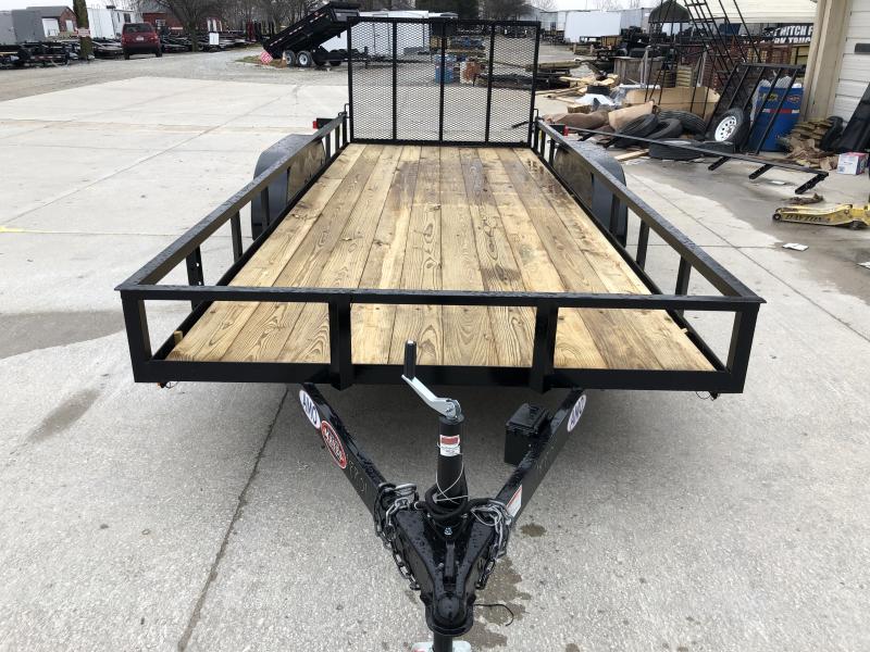 2020 76x18 TA AMO UT182 Utility Trailer - Straight Deck - Treated Wood Floor - Tailgate (GVW: 7000) 2020 76x18 TA AMO UT182 Utility Trailer - Straight Deck - Treated Wood Floor - Tailgate (GVW: 7000)