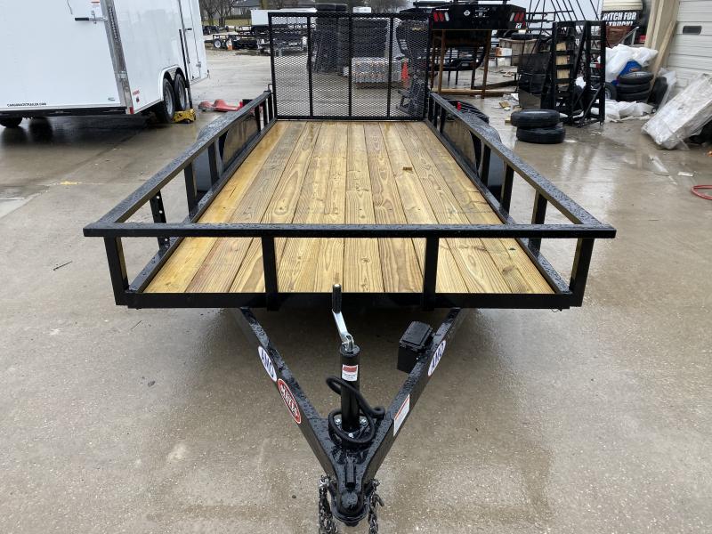 2020 76x16 TA AMO UT162 Utility Trailer - Spring Assist Tailgate - 15 Inch Tires and Wheels (GVW: 7000) 2020 76x16 TA AMO UT162 Utility Trailer - Spring Assist Tailgate - 15 Inch Tires and Wheels (GVW: 7000)