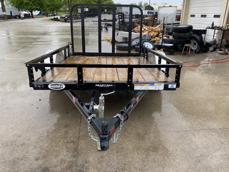 2020 PJ Trailers U7081 Utility Trailer 77x8 SA - Straight Deck - Fold In Gate - Spare Tire MOUNT ONLY (GVW: 2995) 2020 PJ Trailers U7081 Utility Trailer 77x8 SA - Straight Deck - Fold In Gate - Spare Tire MOUNT ONLY (GVW: 2995)