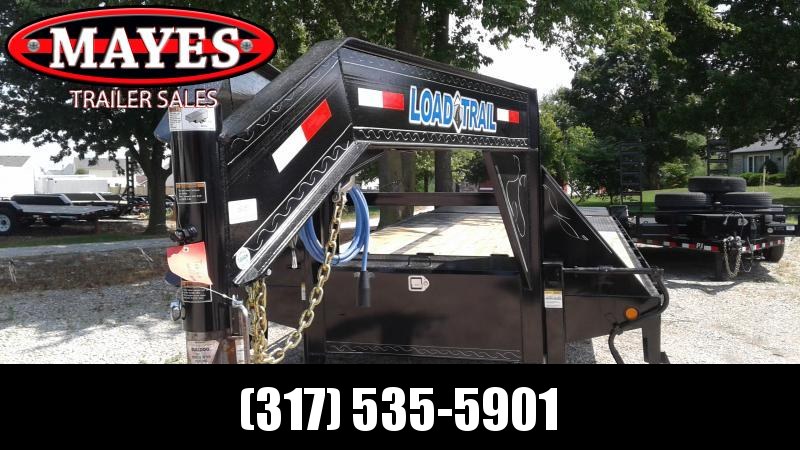 2019 102x25 (20+5) Load Trail GP0225102 Gooseneck Equipment Trailer - Self Clean Dove - Tool Box (GVW: 22000) 2019 102x25 (20+5) Load Trail GP0225102 Gooseneck Equipment Trailer - Self Clean Dove - Tool Box (GVW: 22000)