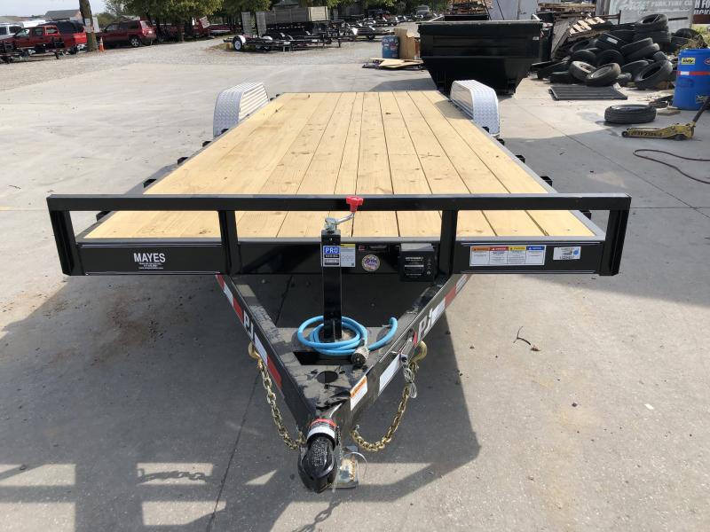 2020 83x22 TA PJ Trailers CE222 Equipment Trailer - Slide In Ramps - 5 Inch Channel (GVW: 9899) 2020 83x22 TA PJ Trailers CE222 Equipment Trailer - Slide In Ramps - 5 Inch Channel (GVW: 9899)