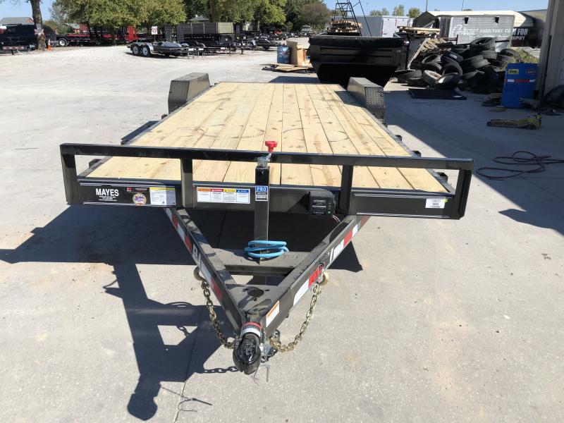 2020 83x22 (20+2) TA PJ Trailers CE222 Equipment Trailer - Dovetail - Rear Slide In Ramps (GVW: 9899) 2020 83x22 (20+2) TA PJ Trailers CE222 Equipment Trailer - Dovetail - Rear Slide In Ramps (GVW: 9899)