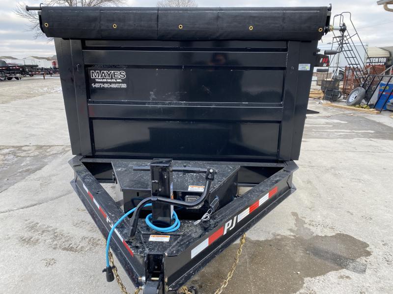 2020 83x14 TA Low Pro High Side PJ Trailers DM142 Dump Trailer - Scissor Hoist - Tarp Kit - Spllit/Spread Gate - 6 Inch Cylinder Upgrade (GVW: 14000) 2020 83x14 TA Low Pro High Side PJ Trailers DM142 Dump Trailer - Scissor Hoist - Tarp Kit - Spllit/Spread Gate - 6 Inch Cylinder Upgrade (GVW: 14000)